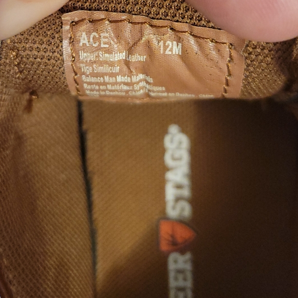 Deer Stags Brown Oxford Brogues with Wingtip Detailing - Picture 3 of 4